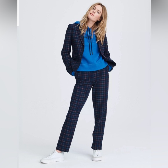 rag & bone Pants - Rag and Bone Poppy High Waisted Check Pant size 6